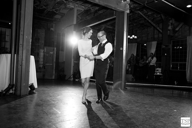 Bride and Groom First Dance at Herban Feast