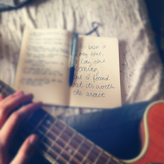 Wrote a song this afternoon :)