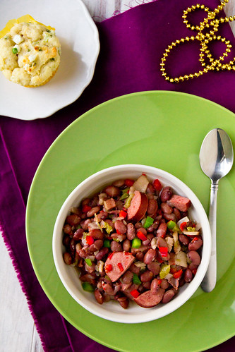 Healthier Red Beans, Sausage, and Rice