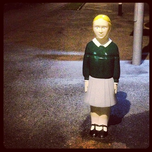 Scary Kid Road Safety Statue 1