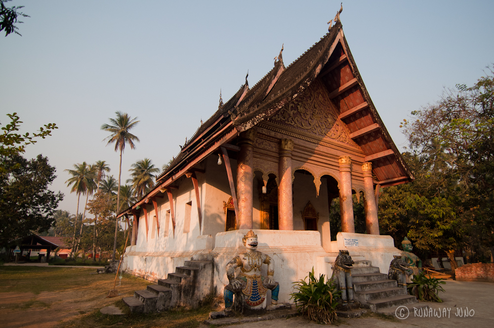 Temple in the morning in Luang Prabang, Laos