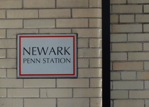 Newark Penn Station Sign