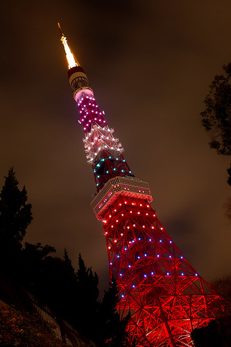 無料写真素材|建築物・町並み|塔・タワー|東京タワー|風景日本|日本東京|夜景