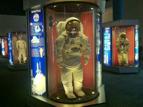 Space suits at Space Center Houston