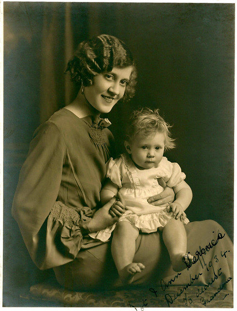Dot & Ann (Daffodil) Veronica, December 1934.