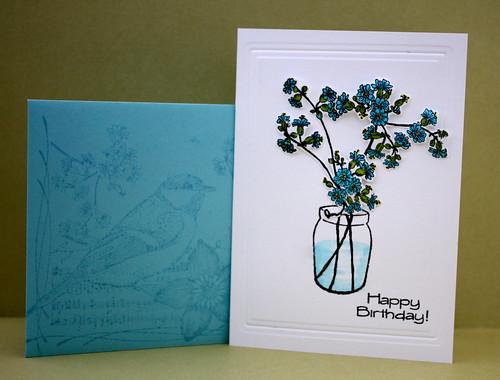 Blue Buds and Envelope