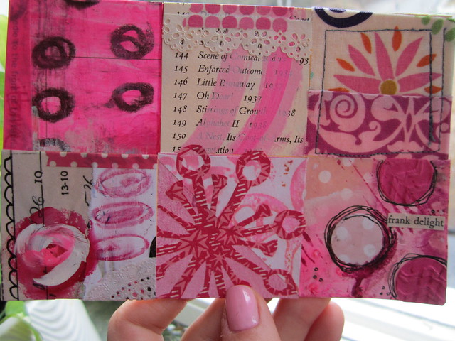Millenia Mail Art Project with My Postcard featuring My Favorite Color