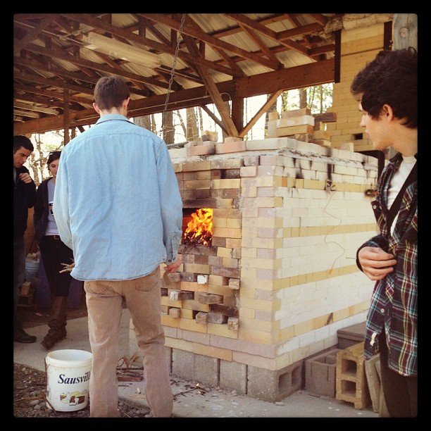 Wood Firing.