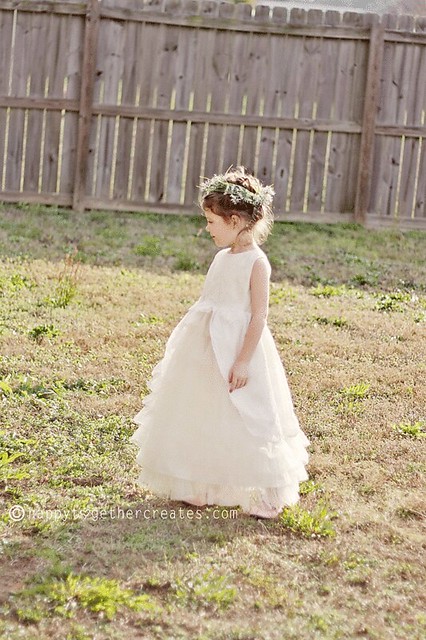 The after flower girl dress pic
