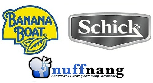 Banana Boat, Schick and Nuffnang