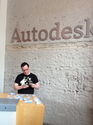 Badge pick up at Autodesk