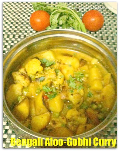Bnegali Aloo-gobhi Curry