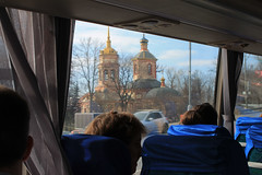 Eglise orthodoxe sur la route entre Vladykino et Altufievo