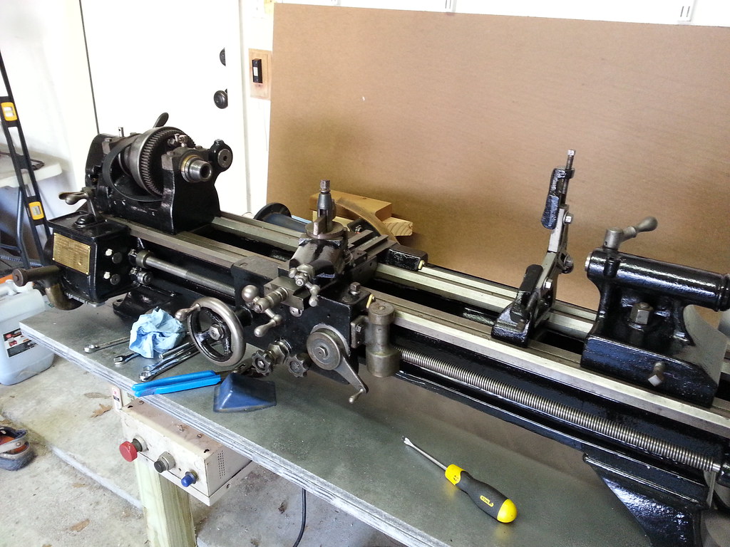After Photo of Lathe