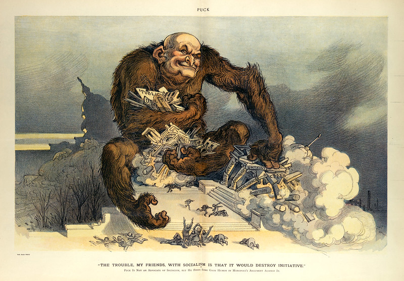 Udo J. Keppler - Illustration in Puck, v. 66, no. 1715 (1910 January 12), centerfold