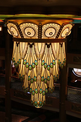 Disney Fantasy Atrium chandelier