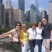 With friends and family in Chicago