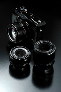Three prime lenses have been launched together with the X-Pro1.