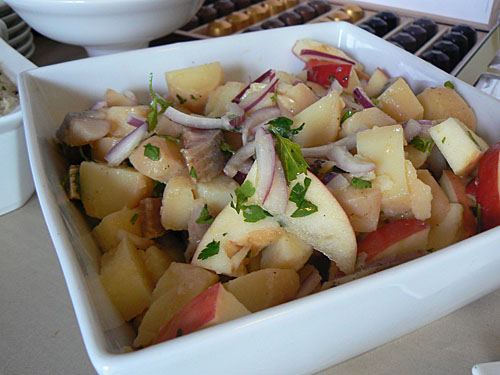 salade pommes et harengs