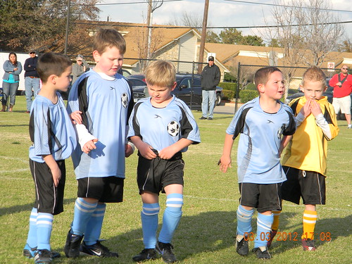 Zach's First Hot Shots Soccer Game 3-4-2012