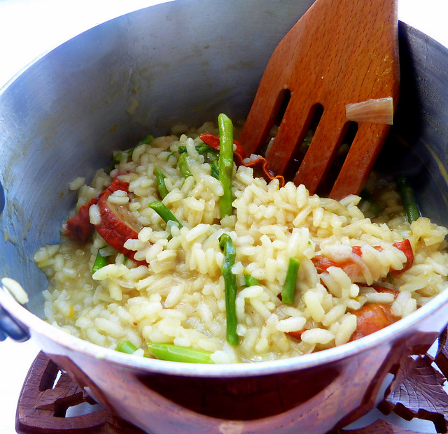 Happiness is a copper pot and Arborio rice