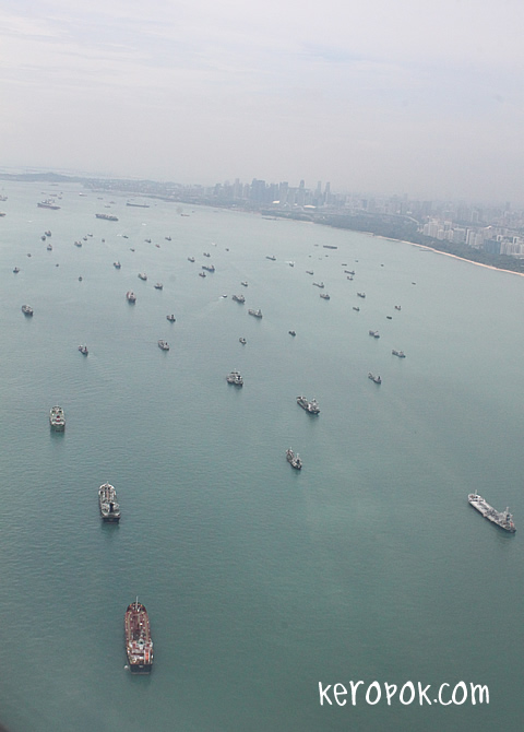 Ships on the Singapore Waters