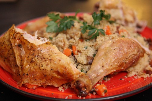 Roast Chicken with Couscous