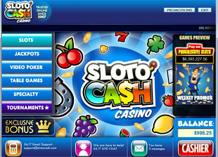 Sloto'Cash Casino Lobby