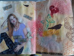 A page in my art journal