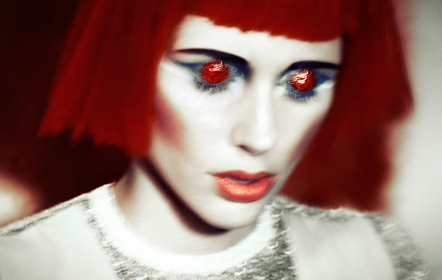 Nastya Kadryanu by Felix Glasmeyer for Fashion Gone Rogue red mask red5