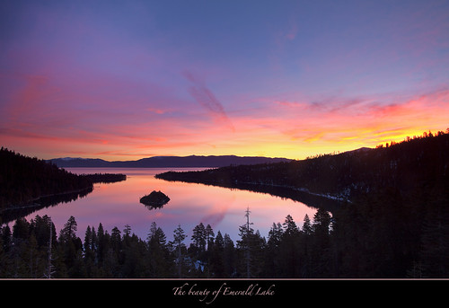 Sunrise at Emerald Bay, Lake Tahoe by Joalhi "Around the World"