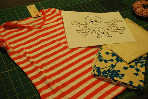 Materials for Birthday T-shirt