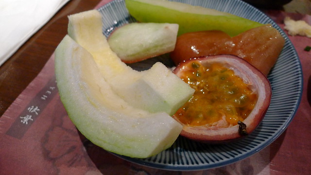 guava, passionfruit