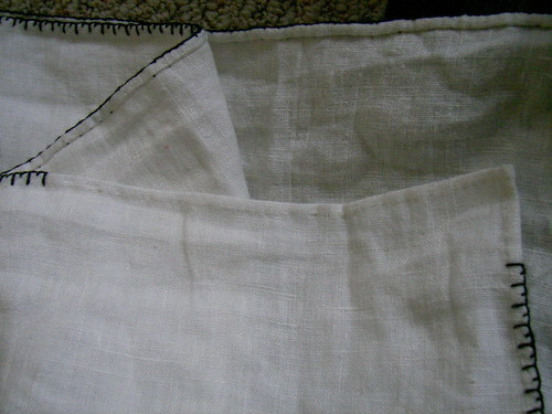 Bottom Hem Before Blanket Stitch, on MorganDonner.com