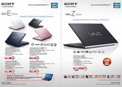 Check out Sony's promotions and deals at the IT Show 2011.