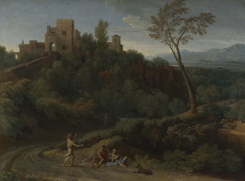 Imaginary Landscape with Buildings in Tivoli Gaspard Dughet about 1670 by renzodionigi