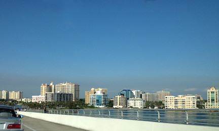 View from Ringling Bridge Sarasota