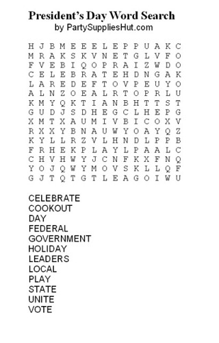 presidents-day-word-search