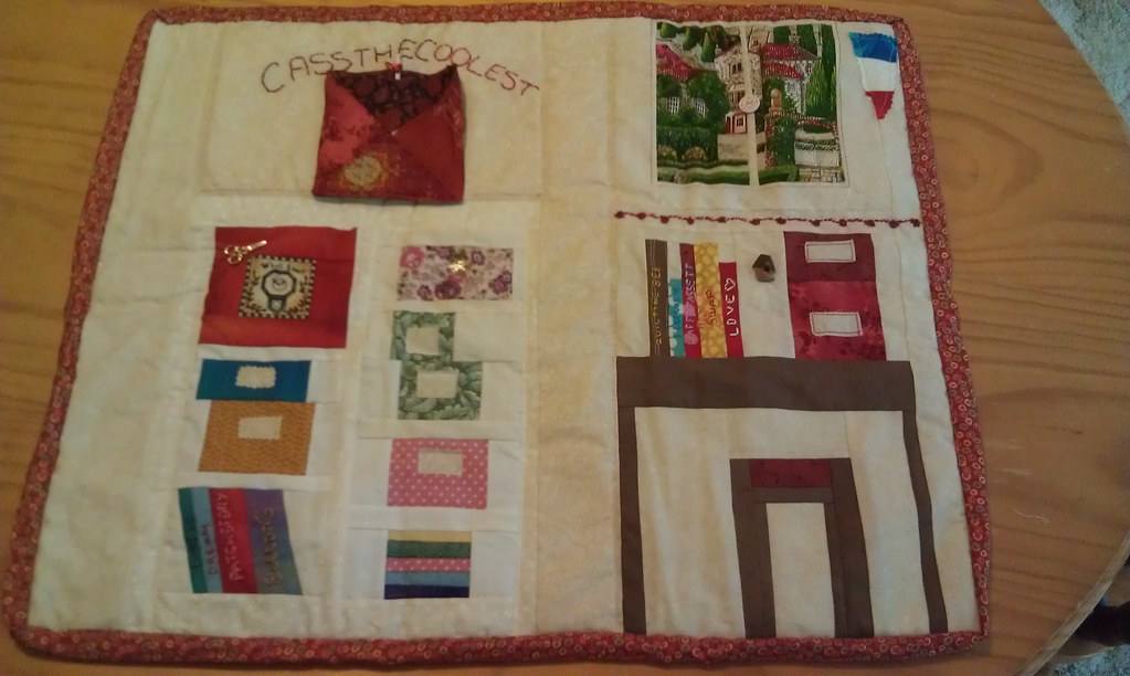 Mini quilt received from Christine cricrij77
