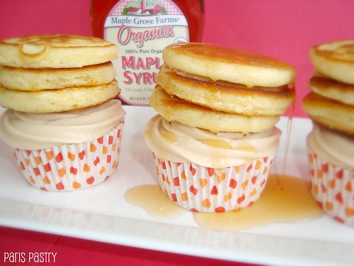 Maple Pancake Cupcakes