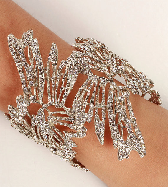 Floral Angels Wings Cuff