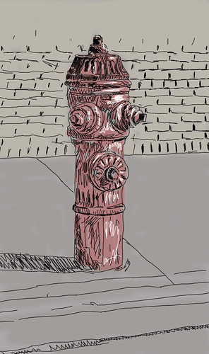 fire hydrant in color