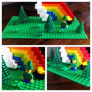 Lego St Patrick's Day model.