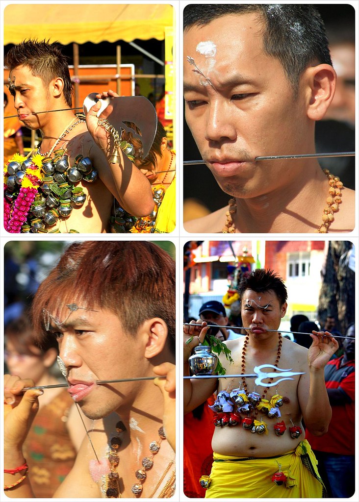 thaipusam 2012 penang chinese devotees