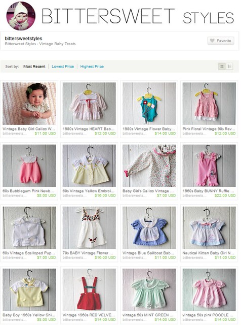 Bittersweet Styles - Vintage Baby Clothes