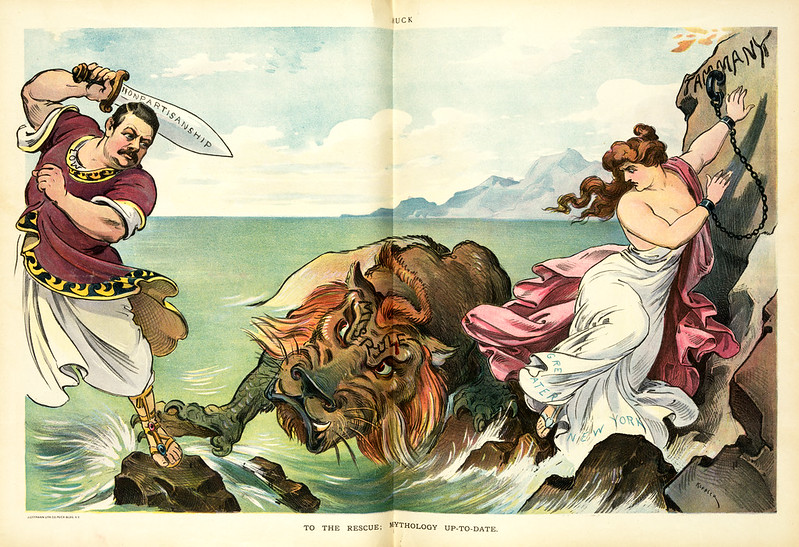 Udo J. Keppler - Illustration in Puck, v. 50, no. 1287 (1901 October 30), centerfold