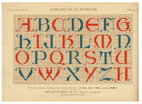 009-Alphabet de la Brodeuse1932- Thérèse de Dillmont