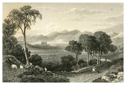 006-Dunstafnage-Legend of Montrose-Finden's landscape illustrations of the Waverley novels.. 1834-varios artistas