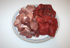 01 - Zutat Gulasch gemischt / Ingredient pork & beef
