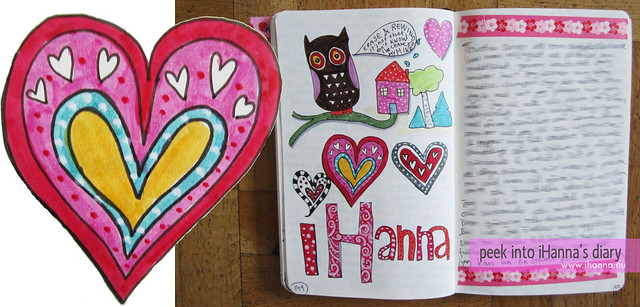 Doodle Diary + Heart